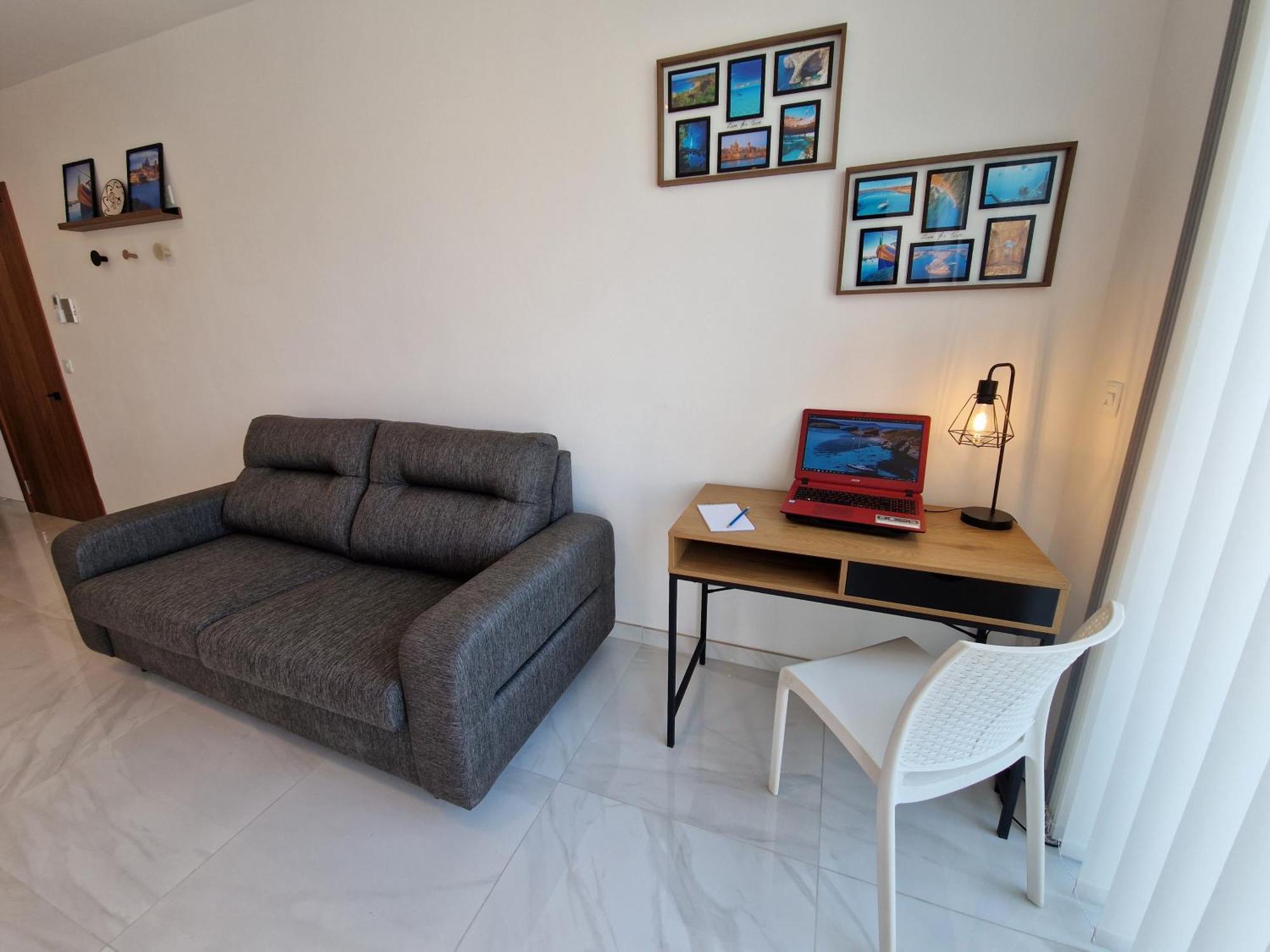 Sea View New Penthouse Terrace & Garage Parking Apartment เซนต์พอลส์เบย์ ภายนอก รูปภาพ
